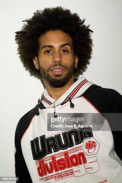 December 03, 2007. Madrid, Spain. Portrait of Sergio Alcover, hip-hop dancer and teacher of the reallity "Fama ¡a bailar!".