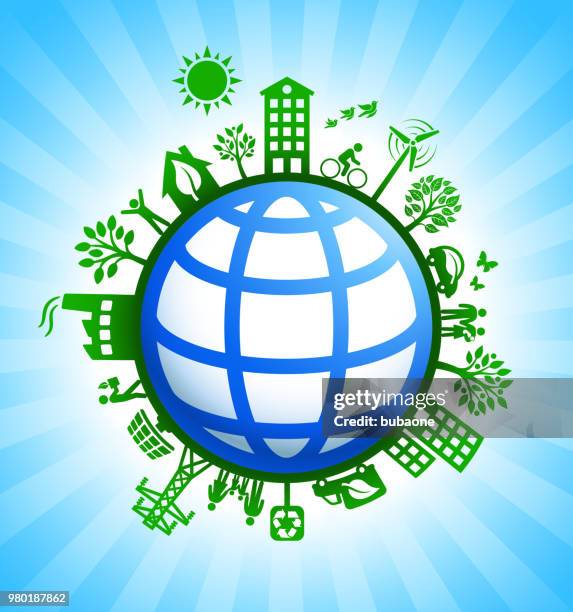 blue globe wireframe on green environmental conservation background - truck wireframe stock illustrations
