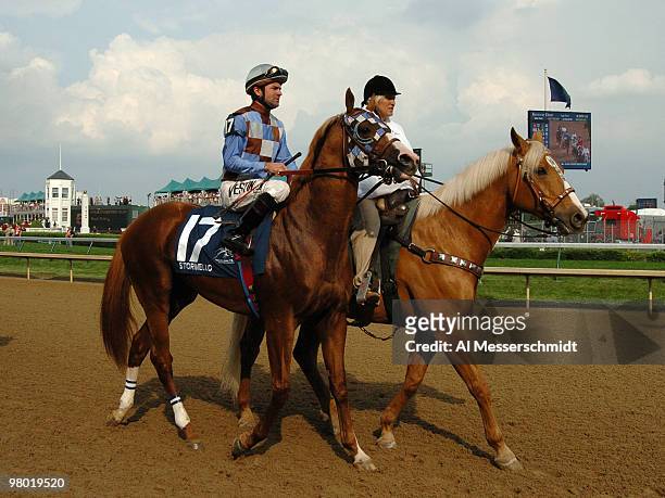 Jockey Kent Desormeaux rides Stormello at Churchill Downs in the 133rd Kentucky Derby May 5, 2007 in Louisville.