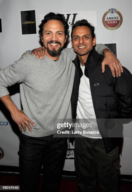 Actor Benjamin Bratt and producer/director Peter Bratt at the "La MISSION" Party Presented by Asics at the Hollywood Life House on January 19, 2009...