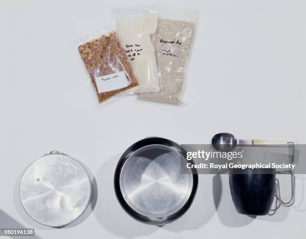 Cooking equipment used by Fiennes and Stroud, This equipment was used on the 1992-1993 'Pentland South Pole Expedition'. In February 1993, Sir...