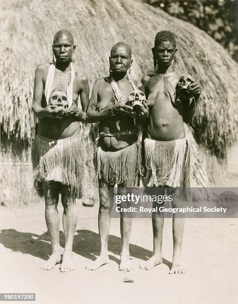 Widows with their husbands' skulls Widows with their husbands' skulls