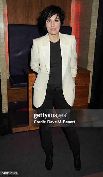Sharleen Spiteri attends the Mummy Rocks party in aid of the Great Ormond Street Hospital Children's Charity, at the Bloomsbury Ballroom on March 24,...