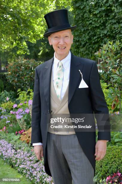 Stephen Jones attends day 3 of Royal Ascot at Ascot Racecourse on June 21, 2018 in Ascot, England.