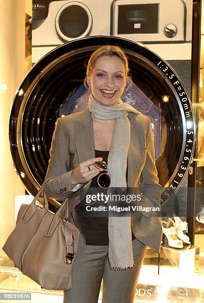Catherine Flemming attends the re-opening of the Tod's store on March 24, 2010 in Munich, Germany.