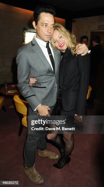 Jamie Hince and Kate Moss attend the Mummy Rocks party in aid of the Great Ormond Street Hospital Children's Charity, at the Bloomsbury Ballroom on...