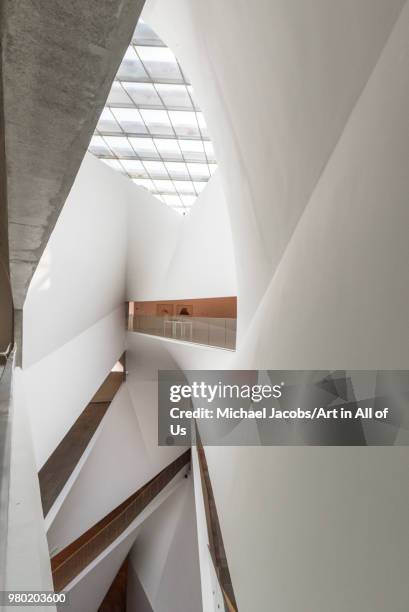 Israel, Tel Aviv-Yafo Interior view of the Herta and Paul Amir building - the new wing of the Tel Aviv museum of art. Designed by American architect...