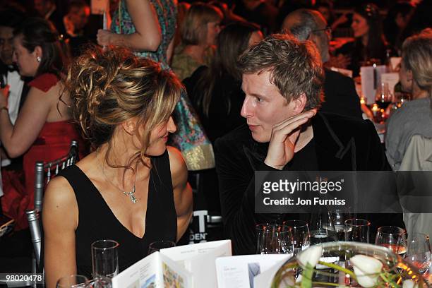 Natascha McElhone and Patrick Kielty attend the ICA fundraising gala at KOKO on March 24, 2010 in London, England.