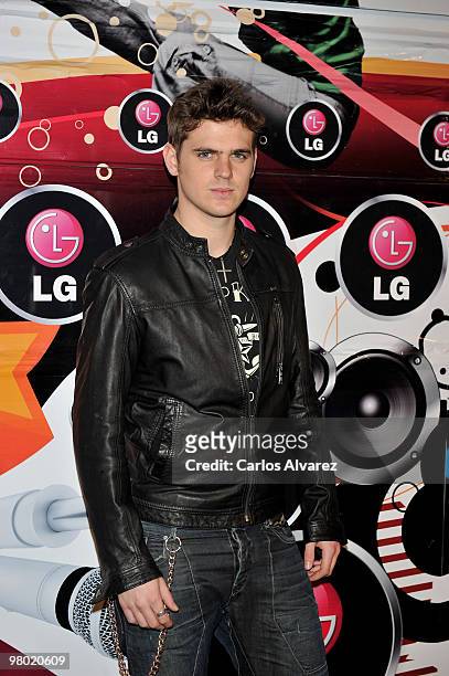 Spanish actor Gonzalo Ramos attends "Rock in Rio" presentation at the Puerta de America Hotel on March 24, 2010 in Madrid, Spain.