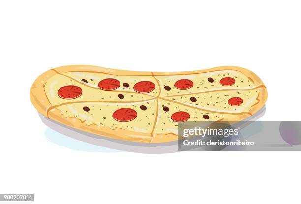 the pizza - eating cheese stock illustrations