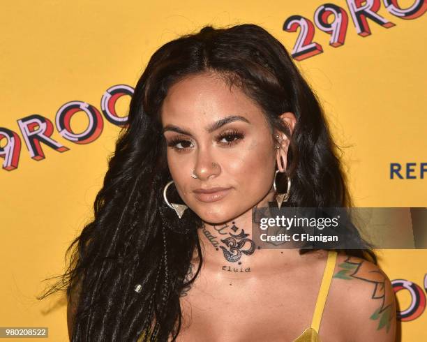 Kehlani attends Refinery29's 29Rooms San Francisco Turn It Into Art Opening Party at the Palace of Fine Arts on June 20, 2018 in San Francisco,...