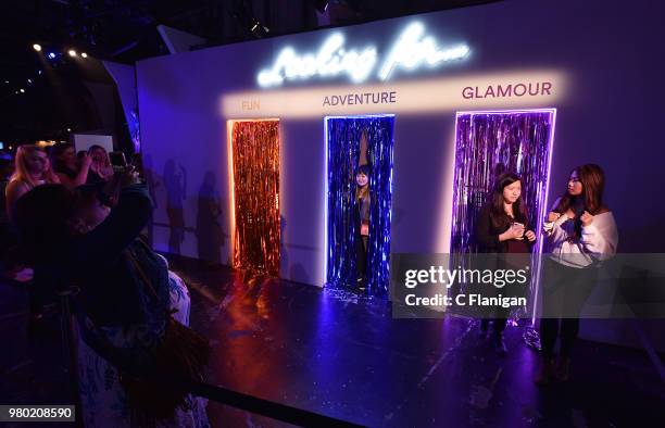 General view of the art installations atRefinery29's 29Rooms San Francisco Turn It Into Art Opening Party at the Palace of Fine Arts on June 20, 2018...