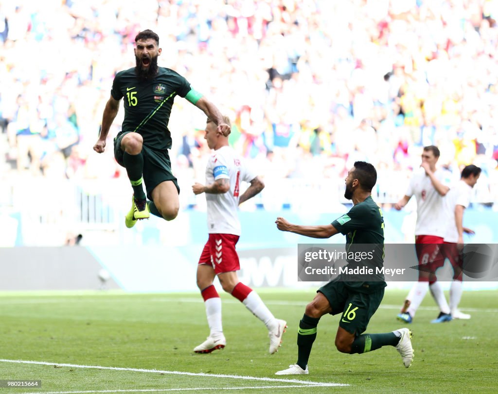 Denmark v Australia: Group C - 2018 FIFA World Cup Russia