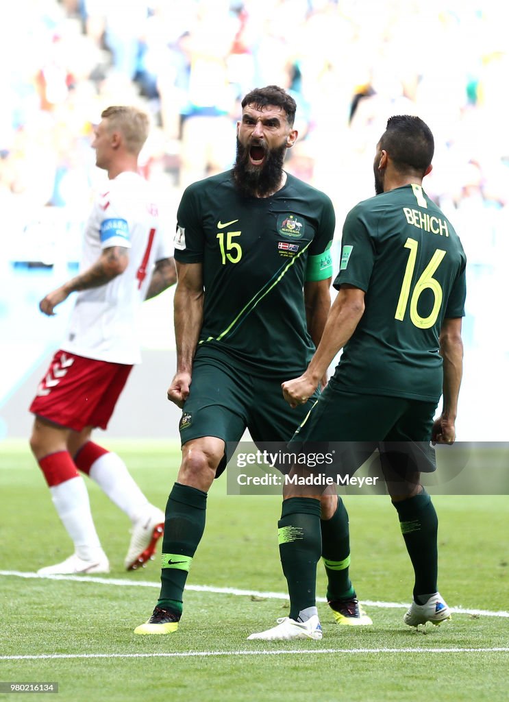 Denmark v Australia: Group C - 2018 FIFA World Cup Russia