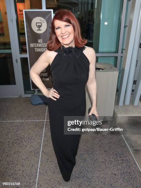 Kate Flannery is seen on June 20, 2018 in Los Angeles, California.