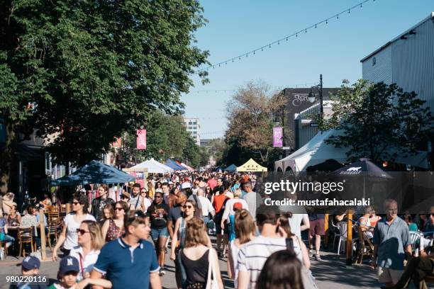 montreal muralfest 2018 - traditional festival stock pictures, royalty-free photos & images
