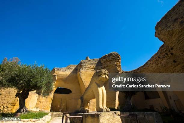 quarry in spain - osuna stock pictures, royalty-free photos & images