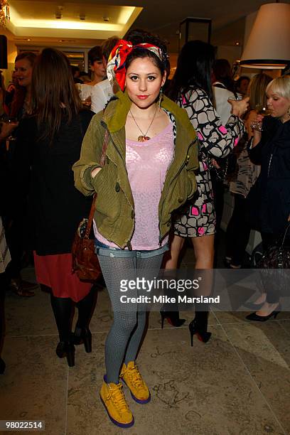 Eliza Doolittle attends the opening of the ''By Malene Birger'' flagship store on March 24, 2010 in London, England.