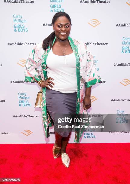 Actress Danielle Brooks atends "Girls & Boys" Opening Night at the Minetta Lane Theatre on June 20, 2018 in New York City.