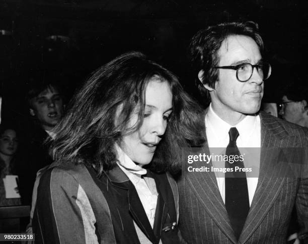 Diane Keaton and Warren Beatty circa 1980 in New York.