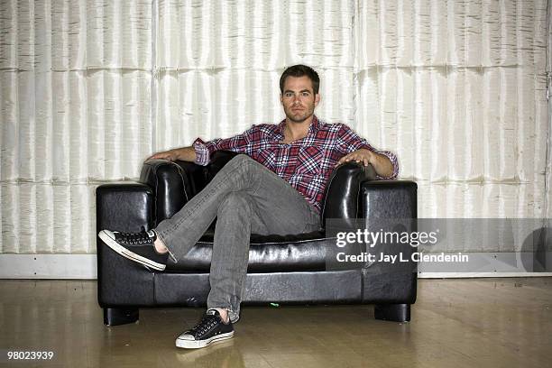 Actor Chris Pine is photographed West Hollywood, March 17, 2009 for the Los Angeles Times. PUBLISHED IMAGE