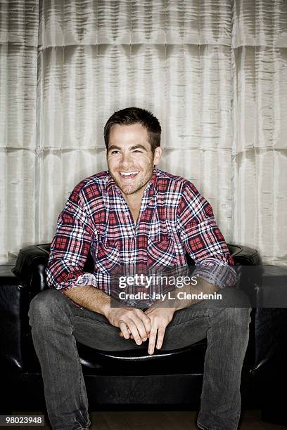 Actor Chris Pine is photographed in West Hollywood, March 17, 2009 for the Los Angeles Times. PUBLISHED IMAGE. CREDIT MUST READ: Jay L. Clendenin/Los...