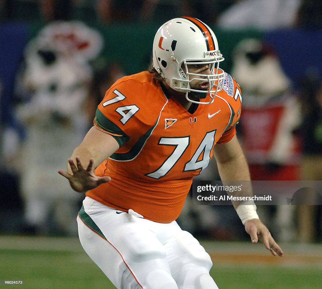 NCAA Football - Chick-fil-A Peach Bowl - Miami vs LSU - December 30, 2005