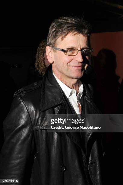 Mikhail Baryshnikov attends the New York premiere of "Dancing Across Borders" at SVA Theater on March 24, 2010 in New York, New York.