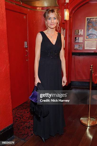 Natascha McElhone attends The ICA Fundraising Gala at KOKO on March 24, 2010 in London, England.