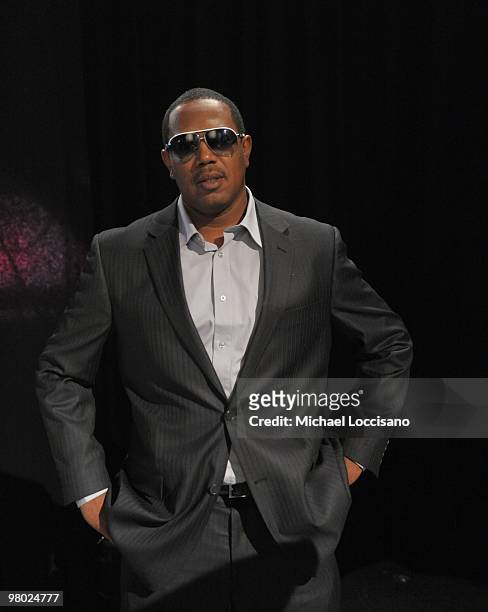 Rapper Master P visits BET's "106 & Park" at BET Studios on March 24, 2010 in New York City.