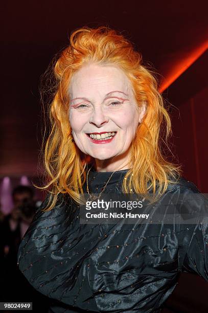 Vivienne Westwood attends The ICA Fundraising Gala at KOKO on March 24, 2010 in London, England.