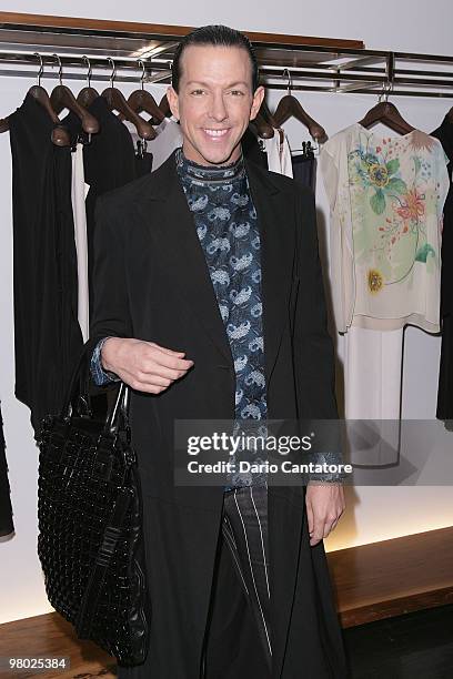 Derek Warburton attends the Blanc de Chine Fall/Winter 2010 Fashion Show at Blanc de Chine Boutique on March 24, 2010 in New York City.