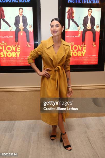 Actress Thaila Ayala attends the Chocolatefilmes' Premiere Of "Maybe A Story Of Love" at Pacific Theatres at The Grove on May 30, 2018 in Los...