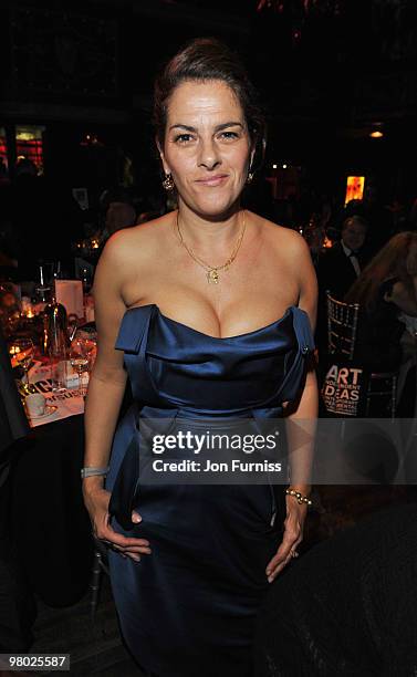 Tracey Emin attends the ICA fundraising gala at KOKO on March 24, 2010 in London, England.