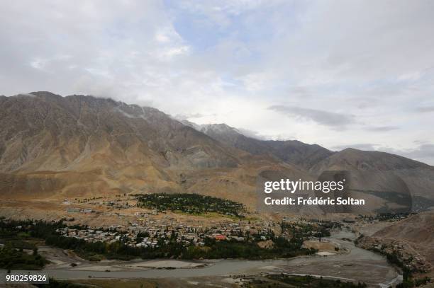 The road between Srinagar to Kargil along the border with Pakistan in Kashmir on July 07 India.