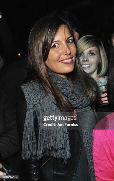 Amanda Sheppard attends the ICA fundraising gala at KOKO on March 24, 2010 in London, England.