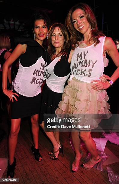 Goga Ashkenazi, Emily Oppenheimer and Heather Kerzner attend the Mummy Rocks party in aid of the Great Ormond Street Hospital Children's Charity, at...