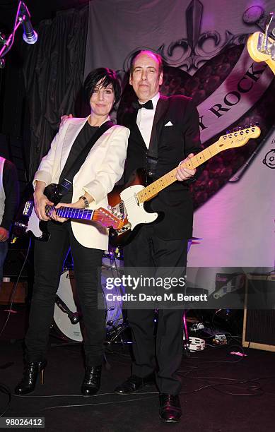 Sharleen Spiteri and Mick Jones attend the Mummy Rocks party in aid of the Great Ormond Street Hospital Children's Charity, at the Bloomsbury...