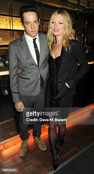 Jamie Hince and Kate Moss attend the Mummy Rocks party in aid of the Great Ormond Street Hospital Children's Charity, at the Bloomsbury Ballroom on...