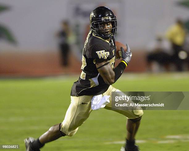 Wake Forest wide receiver Willie Idlette during the 73rd annual FedEx Orange Bowl between Louisville and Wake Forest at Dolphin Stadium in Miami,...