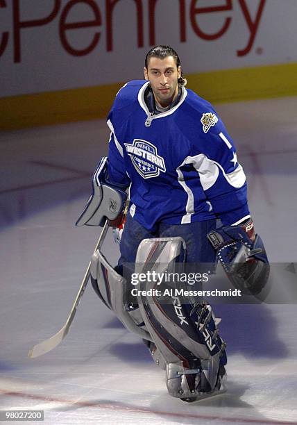 Vancouver goalie Roberto Luongo at the 2007 NHL All-Star game Jan. 24 in Dallas.