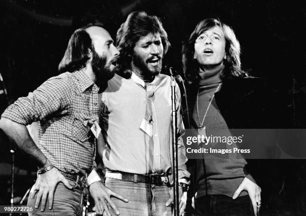 Bee Gees circa 1977 in New York.