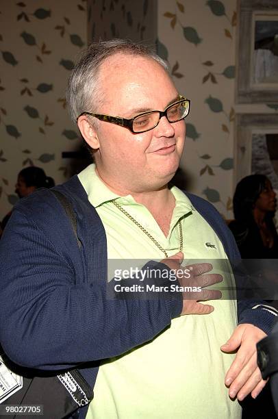 Mickey Boardman attends the MOISES DE LA RENTA for MANGO Collection launch event at the Crosby Street Hotel on March 24, 2010 in New York City.