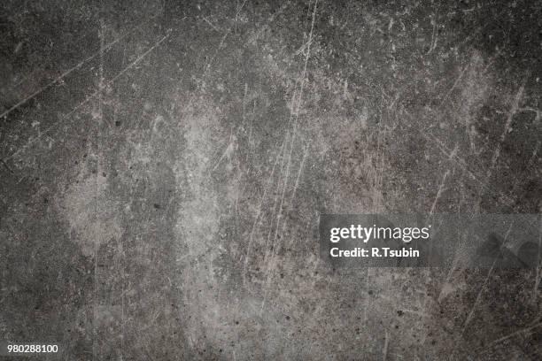 old grungy scratched concrete wall as abstract background texture - beton - fotografias e filmes do acervo