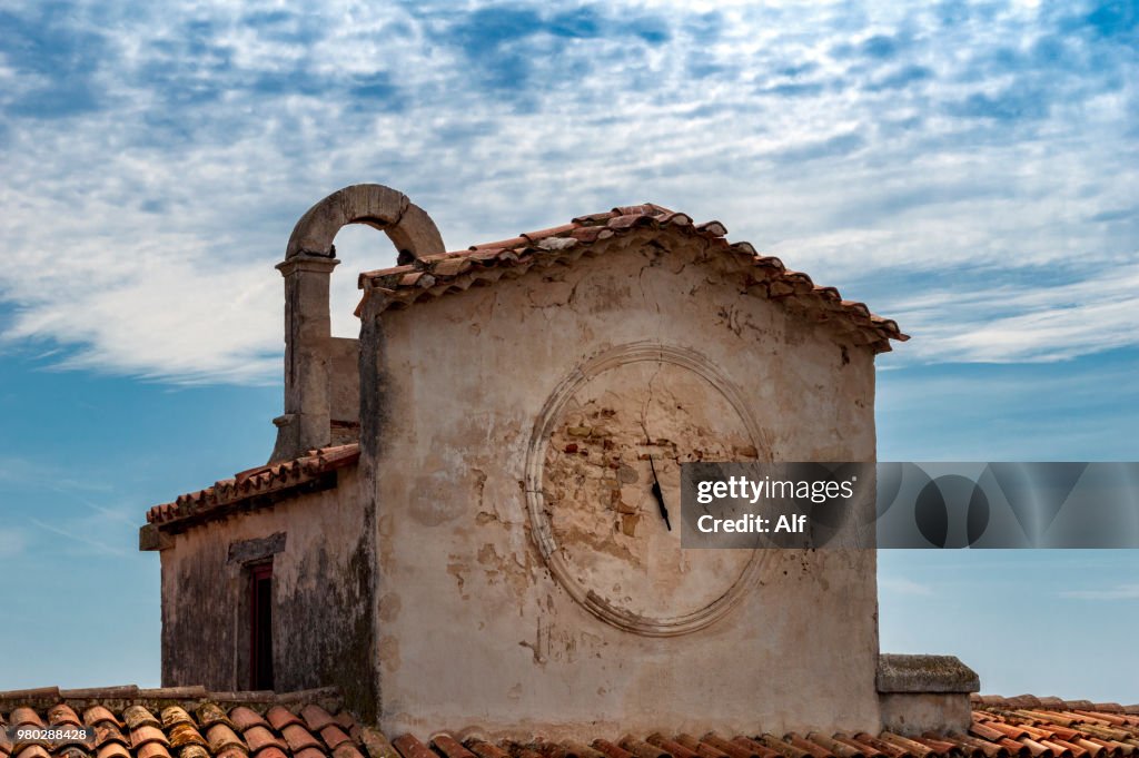 Exterior view of Fort Carré de Antibes, French Riviera, France