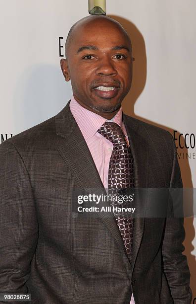 Former NBA basketball player Greg Anthony attends the Ecco Domani Fashion Party at The Ainsworth on March 24, 2010 in New York City.
