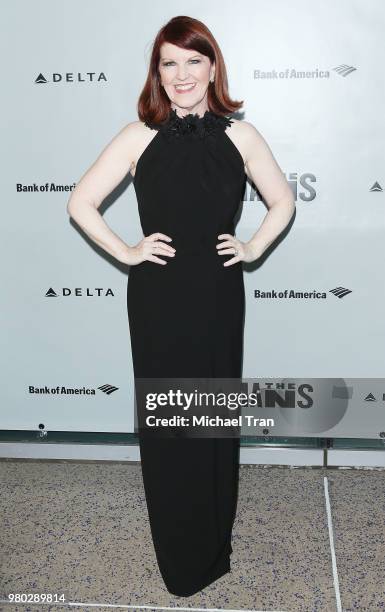 Kate Flannery attends the opening night of "The Humans" held at Ahmanson Theatre on June 20, 2018 in Los Angeles, California.