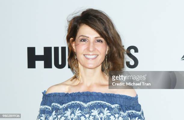 Nia Vardalos attends the opening night of "The Humans" held at Ahmanson Theatre on June 20, 2018 in Los Angeles, California.