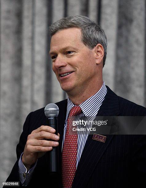 Wcd Lecture Steven Rockefeller Visits Nankai University Stock-Fotos und Bilder ...
