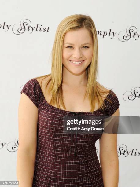 Actress Anne Judson-Yager attends the Simply Stylist Fall 2010 LA Fashion Week Event Day 1 on March 24, 2010 in West Hollywood, California.